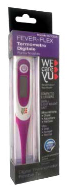 TERMOMETRO DIGITALE FLESSIBILE WECAREYU FEVER FLEX TERM 1 PEZZO - pharmaonline24.it