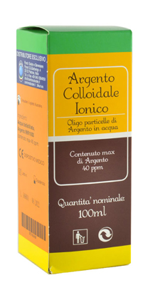ARGENTO COLLOIDALE IONICO 40PPM CERTIFICATO SPRAY CON CONTAGOCCE 100 ML - pharmaonline24.it