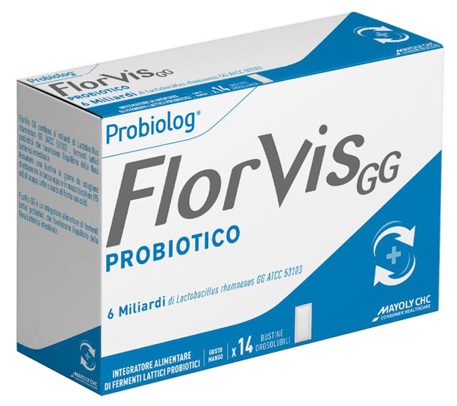 FLORVIS GG 14 BUSTINE OROSOLUBILI GUSTO MANGO - pharmaonline24.it