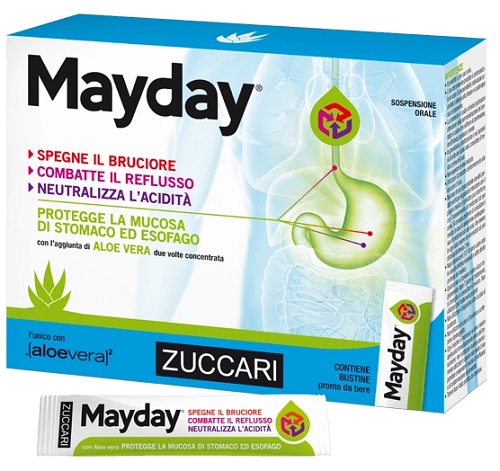 MAYDAY SOSPENSIONE PER USO ORALE ALLA MENTA 24 BUSTINE 10 ML - pharmaonline24.it