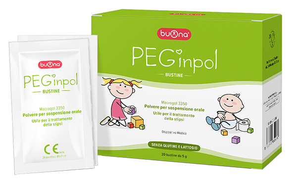 PEGINPOL MACROGOL 3350 SOSPENSIONE ORALE 20 BUSTINE - pharmaonline24.it