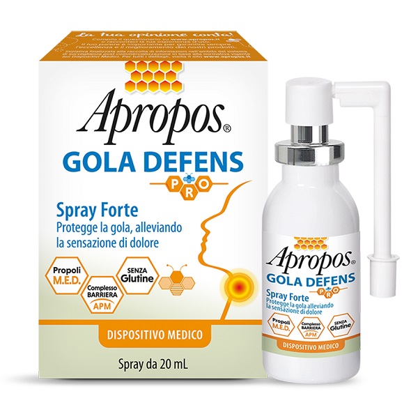 APROPOS GOLA DEFENS PRO SPRAY FORTE 20 ML - pharmaonline24.it