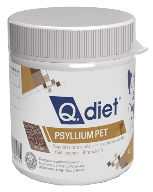 Q DIET PSYLLIUM PET POLVERE 90 G - pharmaonline24.it