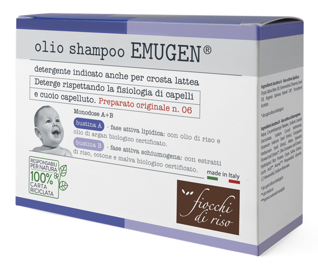 FIOCCHI DI RISO EMUGEN OLIO SHAMPOO ULTRADELICATO 45 ML - pharmaonline24.it