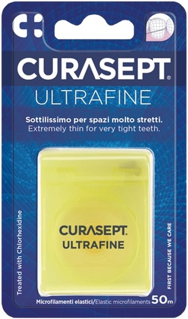 CURASEPT ULTRAFINE FILO INTERDENTALE NON CERATO CLOREXIDINA - pharmaonline24.it