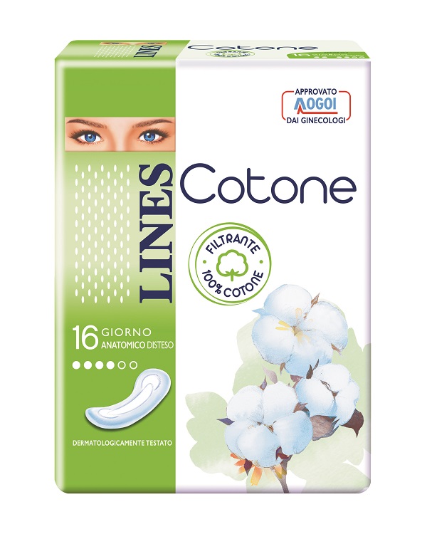 LINES COTONE NON ULTRA ANATOMICI DISTESI 16 PEZZI - pharmaonline24.it