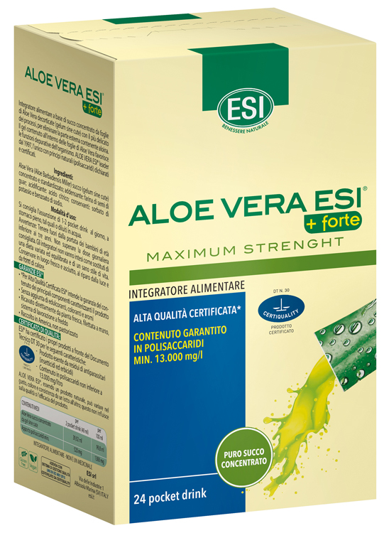 ESI ALOE VERA SUCCO + FORTE 24 POCKET DRINK - pharmaonline24.it