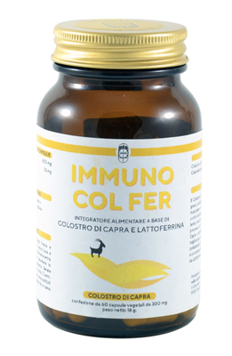 IMMUNO COL FER COLOSTRO DI CAPRA 60 CAPSULE VEGETALI - pharmaonline24.it