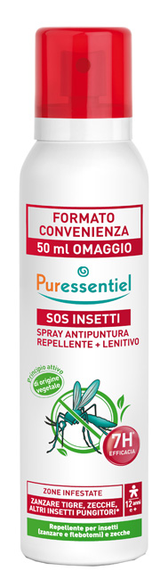 PURESSENTIEL SPRAY ANTIPUNTURA SOS INSETTI PMC 200 ML - pharmaonline24.it
