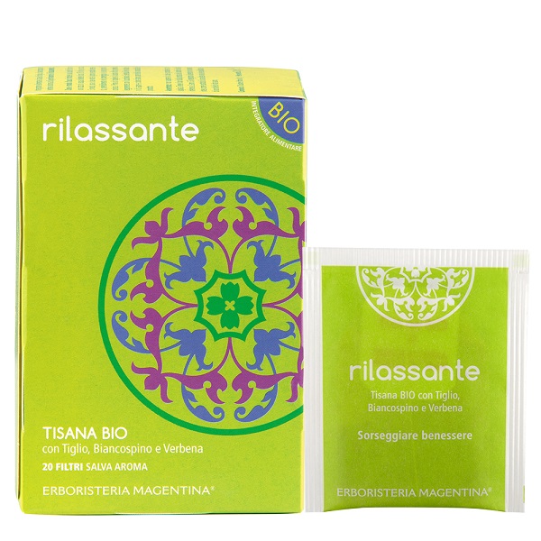 TISANA RILASSANTE BIO 20 FILTRI - pharmaonline24.it
