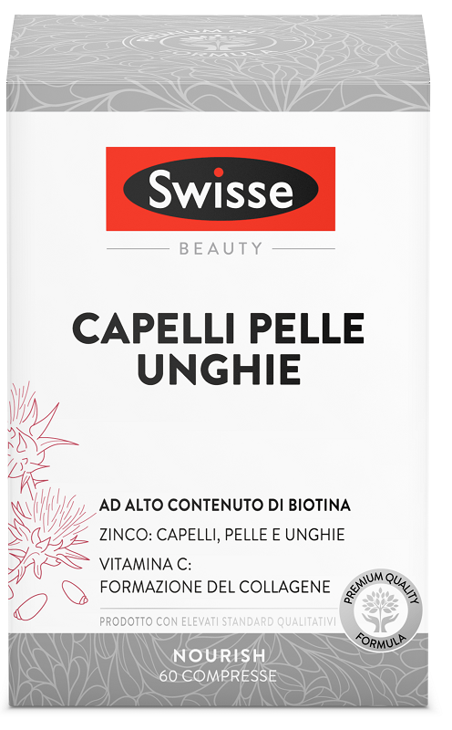 SWISSE CAPELLI PELLE UNGHIE 60 COMPRESSE - pharmaonline24.it