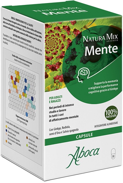 NATURA MIX ADVANCED MENTE 50 CAPSULE - pharmaonline24.it