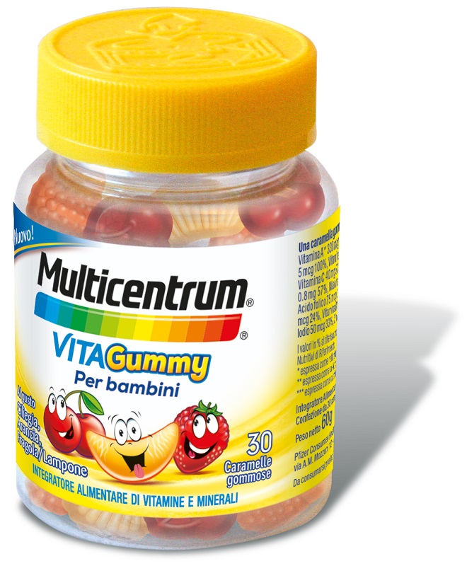 MULTICENTRUM VITAGUMMY 30 CARAMELLE GOMMOSE - pharmaonline24.it