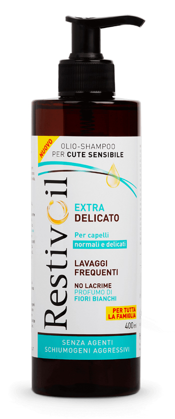RESTIVOIL EXTRA DELICATO OLIO SHAMPOO PER CUTE SENSIBILE 400 ML - pharmaonline24.it