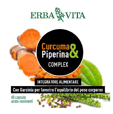 CURCUMA&PIPERINA COMPLEX 60 CAPSULE - pharmaonline24.it