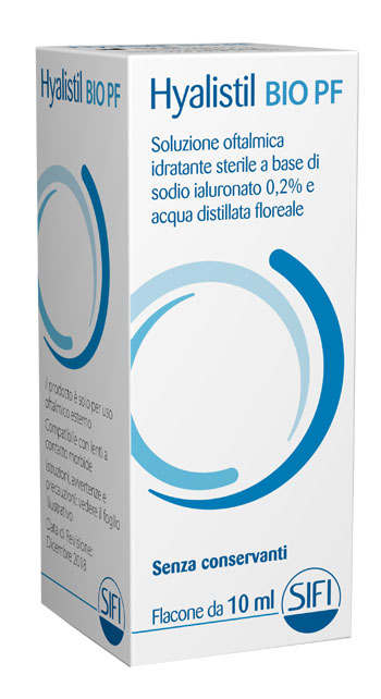 GOCCE OCULARI HA 0,2% E ACQUE DISTILLATE HYALISTIL BIO PF FRUTTI ROSSI 10 ML - pharmaonline24.it
