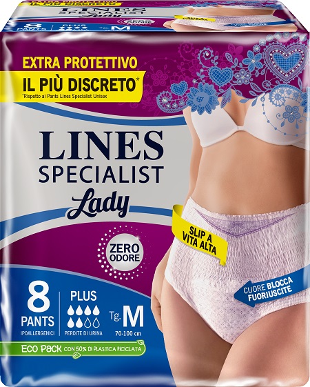 LINES SPECIALIST PANTS PLUS M FARMA 8 PEZZI - pharmaonline24.it