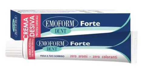 CREMA ADESIVA EMOFORM DENT FORTE PER PROTESI DENTALI 70 G - pharmaonline24.it
