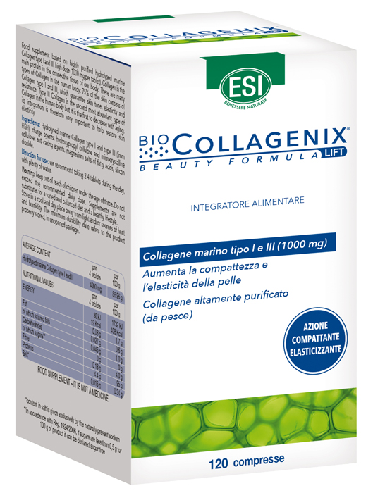 ESI BIOCOLLAGENIX 120 COMPRESSE - pharmaonline24.it