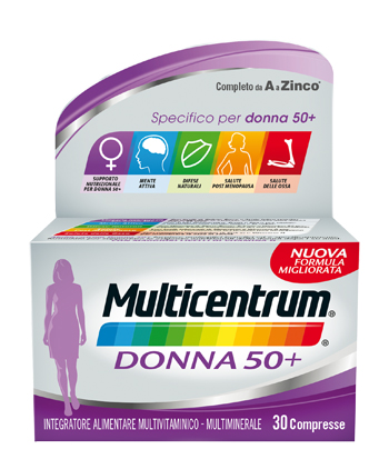 MULTICENTRUM DONNA 50+ 60 COMPRESSE - pharmaonline24.it