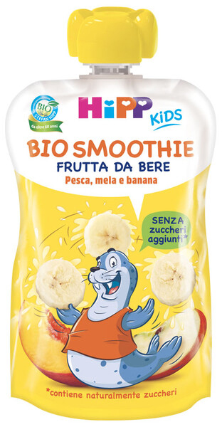 HIPP BIO SMOOTHIES MELA/BAN/PESCA 120 ML - pharmaonline24.it