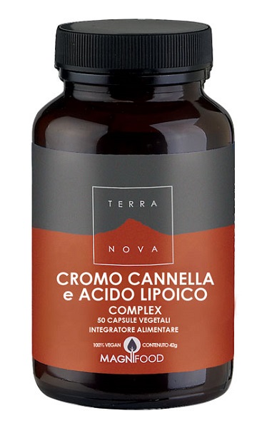 TERRANOVA CROMO/CANNELLA/ACIDO LIPOICO COMPLEX 50 CAPSULE - pharmaonline24.it