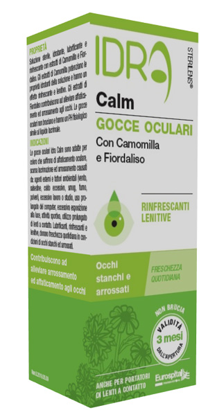 GOCCE OCULARI RINFRESCANTI STERILENS IDRA CALM CAMOMILLA E FIORDALISO 10 ML - pharmaonline24.it