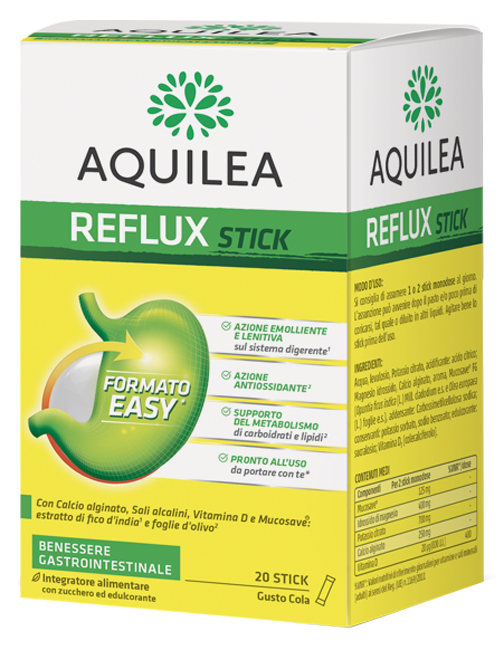 AQUILEA REFLUX 20 STICK MONODOSE - pharmaonline24.it