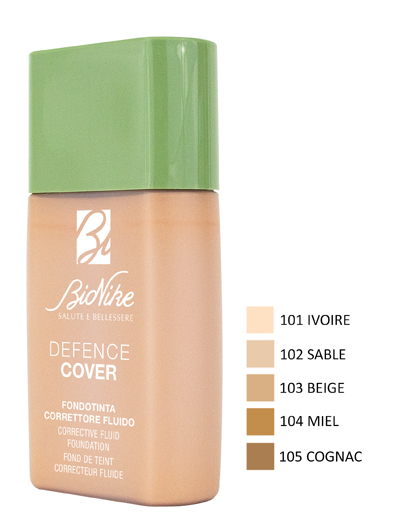 DEFENCE COVER FONDOTINTA CORRETTORE FLUIDO 104 40 ML - pharmaonline24.it
