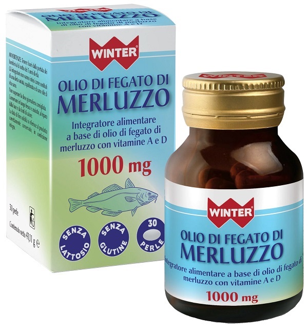 WINTER OLIO DI FEGATO DI MERLUZZO 30 PERLE - pharmaonline24.it