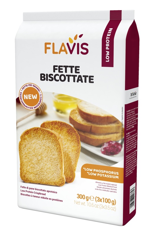 FLAVIS FETTE BISCOTTATE APROTEICHE 300 G - pharmaonline24.it