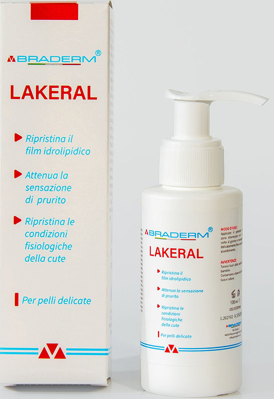 LAKERAL 100 ML BRADERM - pharmaonline24.it