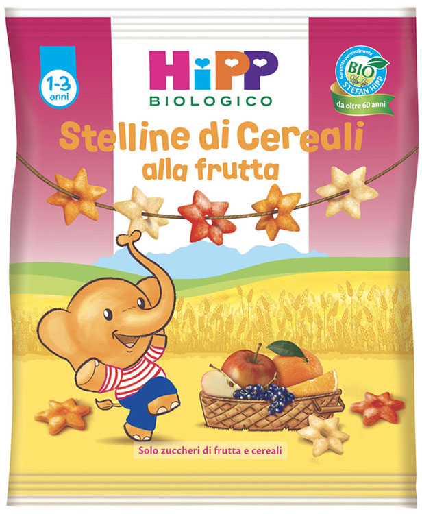 HIPP BIO STELLINE DI CEREALI ALLA FRUTTA 30 G - pharmaonline24.it