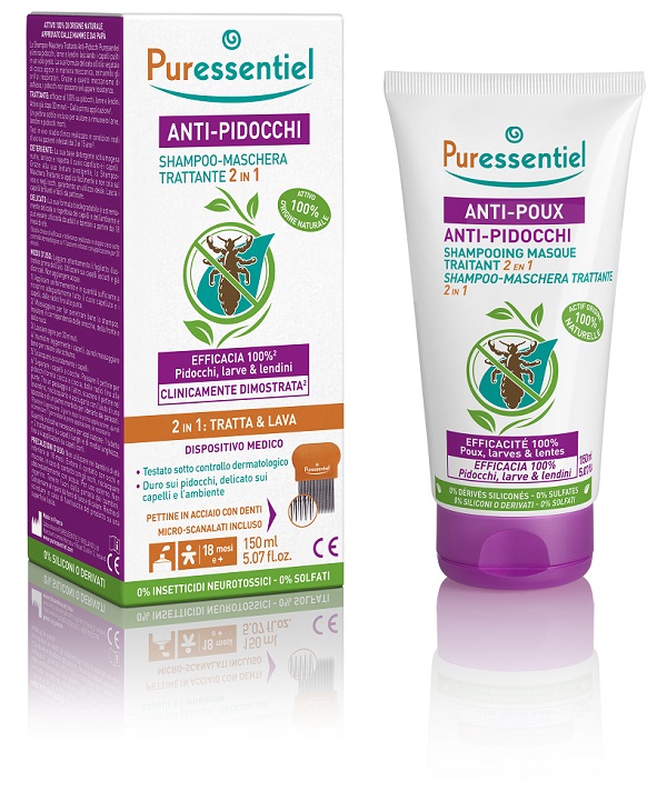 PURESSENTIEL SHAMPOO TRATTANTE ANTI-PIDOCCHI 150 ML - pharmaonline24.it