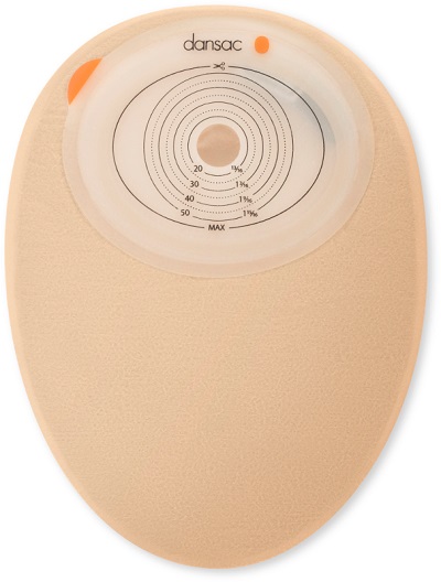 DANSAC NOVALIFE TRE 1 SACCA CHIUSA PIANA MINI OPACA PER COLOSTOMIA OPACA RITAGLIABILE 15-38X50 MM 360 ML 30 PEZZI - pharmaonline24.it