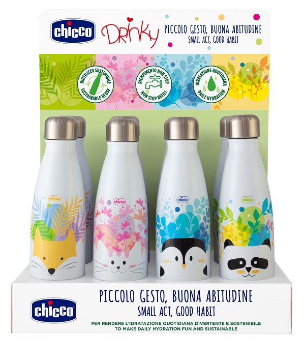 CHICCO BORRACCIA INOX 350 ML - pharmaonline24.it
