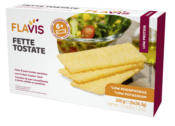 FLAVIS FETTE TOSTATE APROTEICHE 6 PORZIONI DA 34,3 G - pharmaonline24.it
