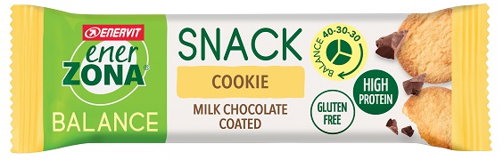 ENERZONA SNACK COOKIE MILK CIOCHOLATE 33 G - pharmaonline24.it
