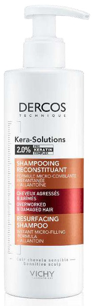 DERCOS TECHNIQUE KERASOL SHAMPOO RISTRUTTURANTE 250 ML - pharmaonline24.it