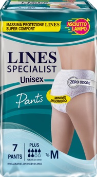 LINES SPECIALIST PANTS PLUS UNISEX M 7 PEZZI - pharmaonline24.it