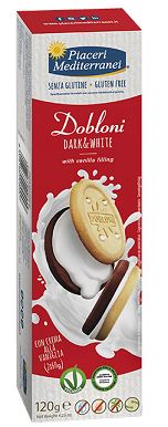PIACERI MEDITERRANEI DOBLONI DARK & WHITE 120 G - pharmaonline24.it