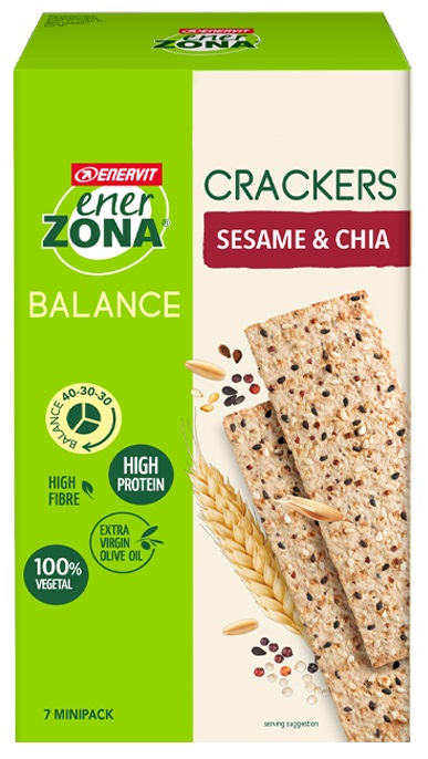 ENERZONA CRACKERS SESAME & CHIA 25 G - pharmaonline24.it