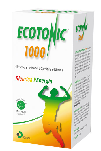 ECOTONIC 1000 14 STICK PACK 15 ML - pharmaonline24.it
