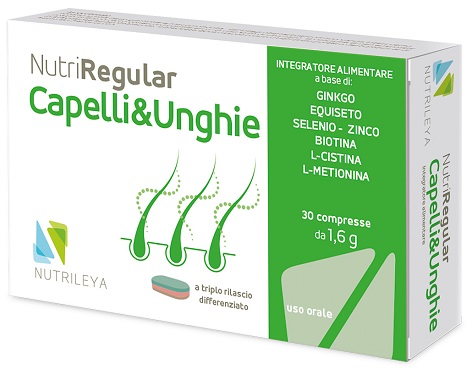 NUTRIREGULAR CAPELLI & UNGHIE 30 COMPRESSE - pharmaonline24.it
