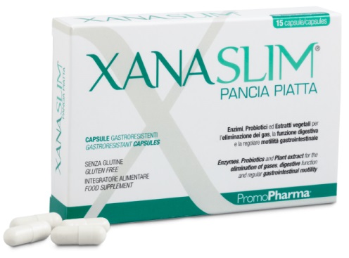 XANASLIM PANCIA PIATTA 15 CAPSULE GASTRORESISTENTI - pharmaonline24.it