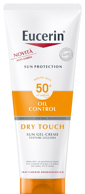EUCERIN SUN PROTECTION OIL CONTROL DRY TOUCH SPF 50+ SUN GEL CREME 200 ML - pharmaonline24.it