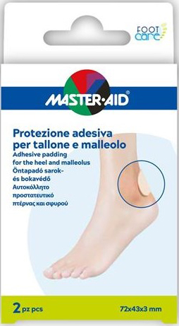 PROTEZIONE TALLONE/MALLEOLO MASTER-AID FOOTCARE 2 PEZZI A7 - pharmaonline24.it
