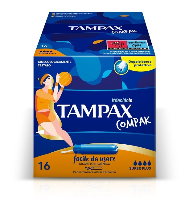 TAMPAX COMPAK ASSORBENTE INTERNO SUPER PLUS 16 PEZZI - pharmaonline24.it