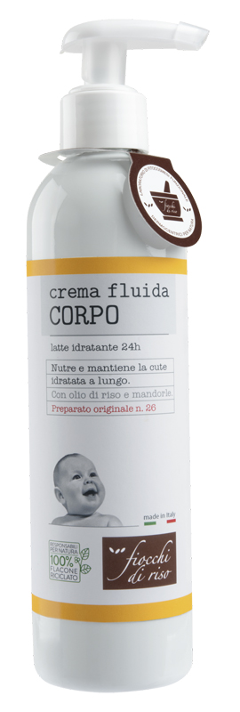 FIOCCHI DI RISO CREMA FLUIDA CORPO IDRATANTE 240 ML - pharmaonline24.it