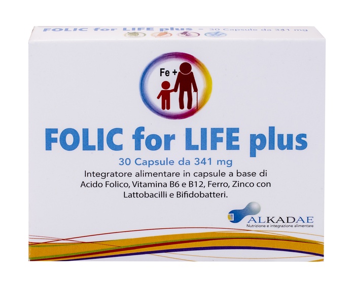 FOLIC FOR LIFE PLUS 30 CAPSULE - pharmaonline24.it